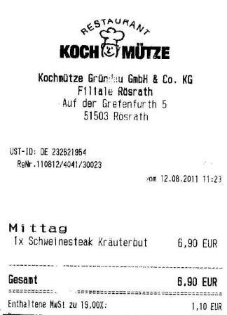 ssed Hffner Kochmtze Restaurant